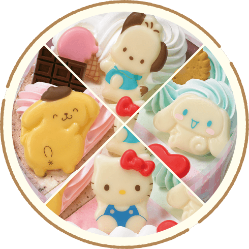 サンリオキャラクターズ パレット4 B R サーティワン アイスクリーム