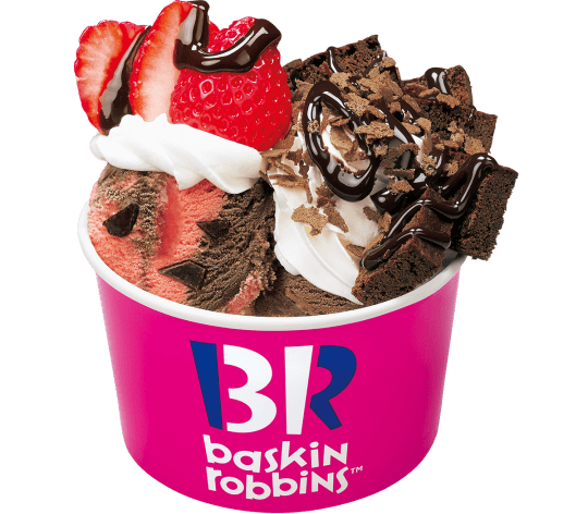 ダブルサンデー ストロベリーブラウニー